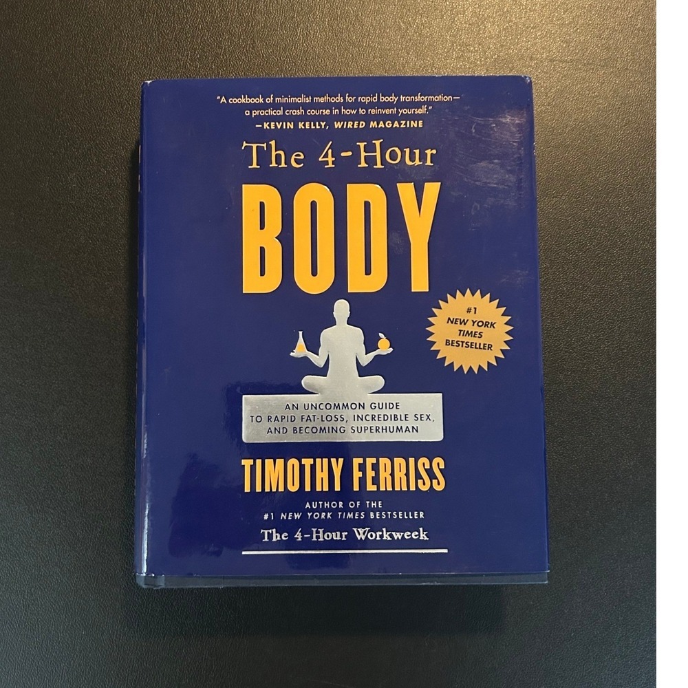The 4-Hour Body Timothy Ferriss First Edition Hardcover Health Fitness Book